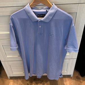 Barbour Mens washed sports polo shirt size xxl color Sky